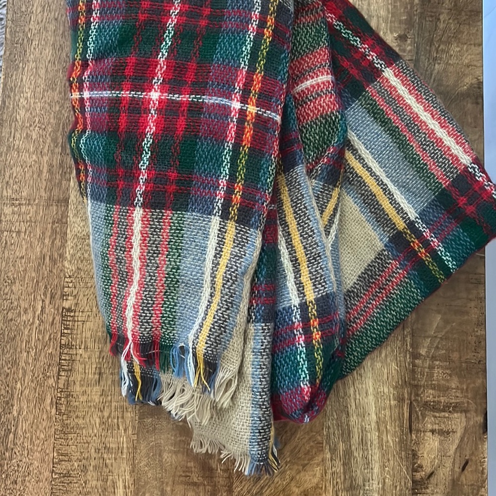 Plaid Scarf/Wrap